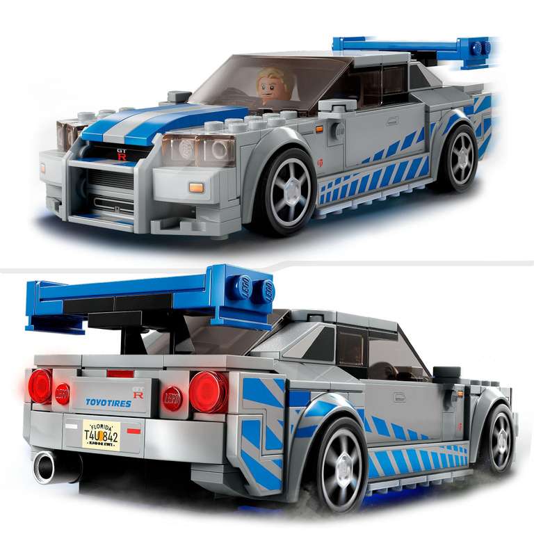 LEGO 76917 Speed Champions Nissan Skyline GT-R (R34) de 2 Fast 2 Furious