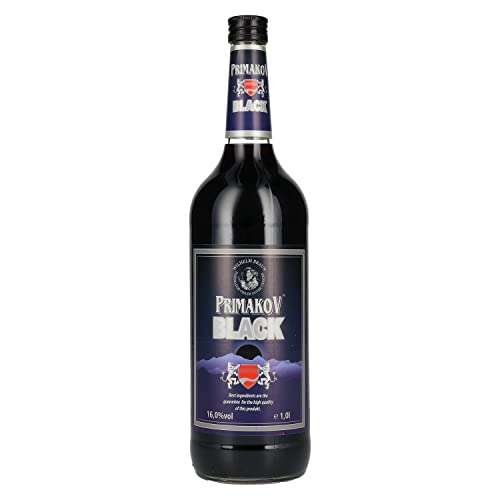 Primakov Licor de Vodka Negro - 1000 ml: Un exquisito deleite afrutado y dulce