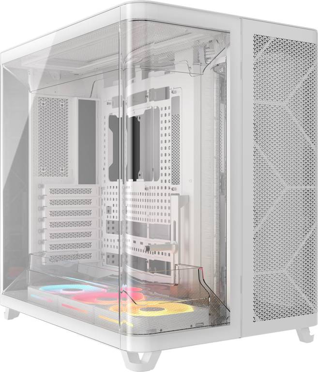 CORSAIR Air 5400 LX-R RGB iCUE Link Caja de PC – Blanco (Reaco como nuevo)