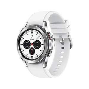 Samsung Galaxy Watch4 Classic - Reloj Inteligente de Acero Inoxidable, 42 mm, Giratorio, monitoreo de Bienestar