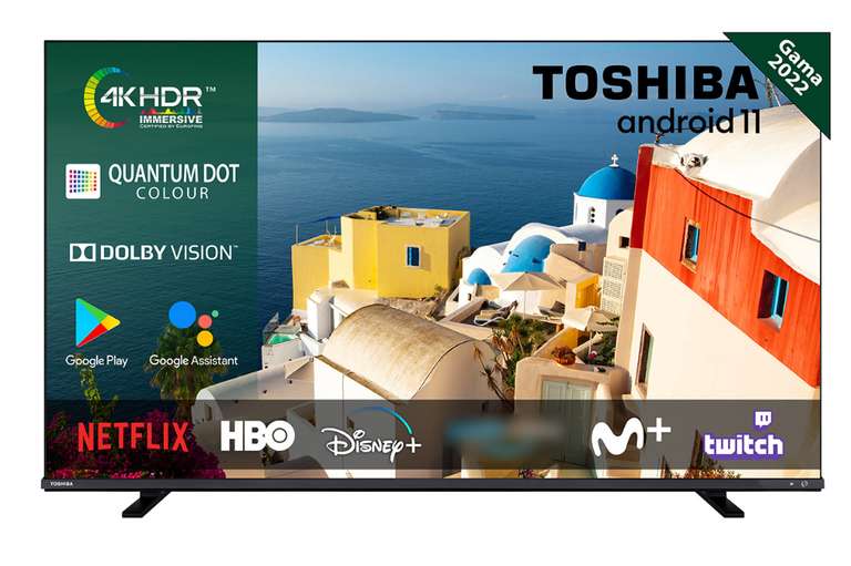 TV LED 139 cm (55") Toshiba 55QA4C63DG 4K UHD Smart TV