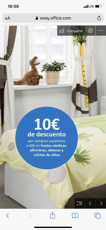 10€ de descuento en compras +40€ de textil en IKEA