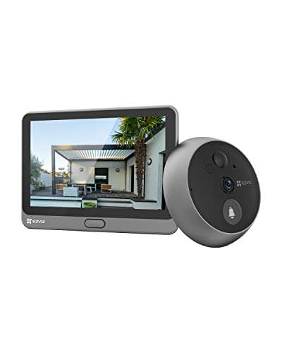 EZVIZ Mirilla Digital de Puerta con Pantalla Táctil a Color de 4.3'' Cámara  Video Batería Recargable 4600mAh, Modelo CP4 » Chollometro