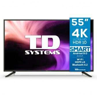 TV LED 139,7 cm (55") TD Systems K55DLG12US, 4K UHD, Smart TV