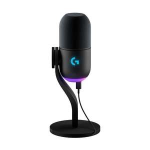 Logitech G Yeti GX, micrófono dinámico RGB con LIGHTSYNC para gaming
