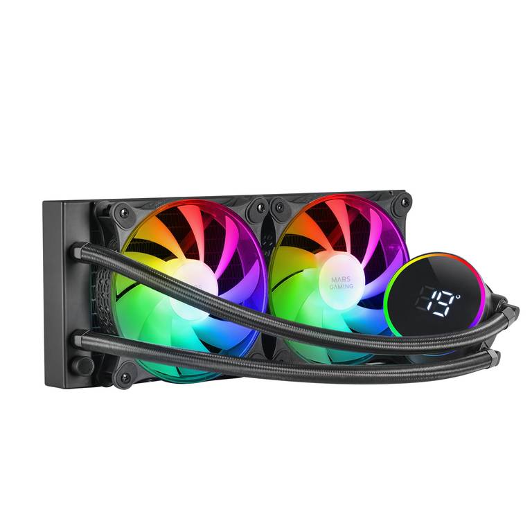 Mars Gaming ML-LCD240, Refrigeración Líquida AIO, TDP 500W