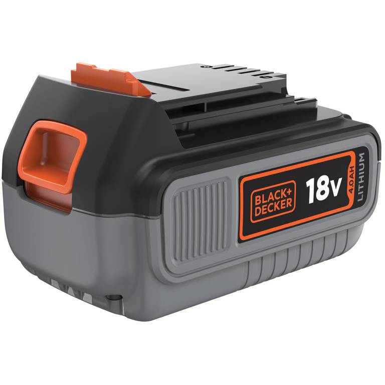 Black+Decker Batería de 18V, 4.0Ah, sin Efecto Memoria, BL4018-XJ