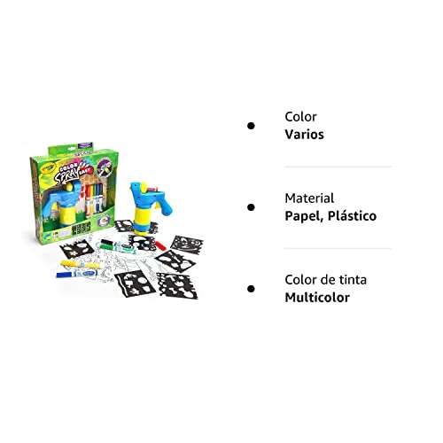 Set Crayola Color Spray Easy con aerógrafo manual