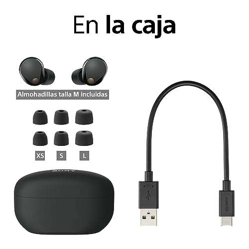 SONY WF-1000XM5 Auriculares Inalámbricos In-Ear con Noise Cancelling