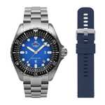 ruhla 4960M-3_Set - Reloj de Buceo, Azul, Clásico