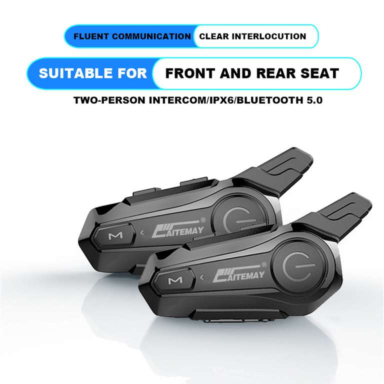 Auriculares Inalámbricos Bluetooth para motorista