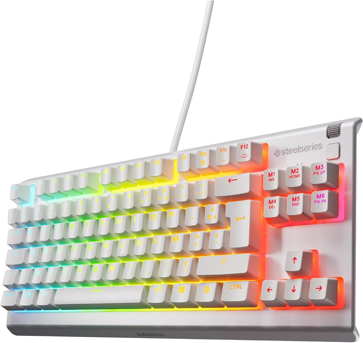 SteelSeries Apex 3 TKL Teclado Gaming Factor Forma TKL Compacto - Iluminación RGB de 8 Zonas