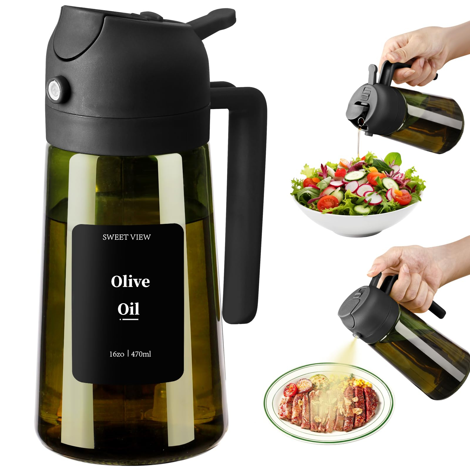 aceitera 2 en 1 pulverizador y dispensador