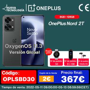 Oneplus Nord 2T 5G 8/128GB