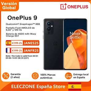 Oneplus 9 5G 8GB/128GB Global (DESDE ESPAÑA)