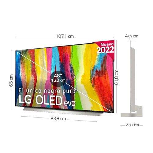 LG OLED48C26LB 48" OLED EVO UltraHD 4K HDR10 Pro + 50 € Cashback LG + Cupón de 135 €