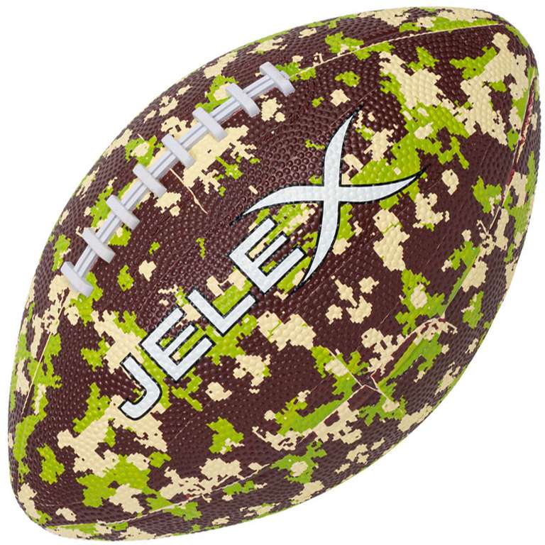JELEX Touchdown Balón de fútbol americano camuflaje verde