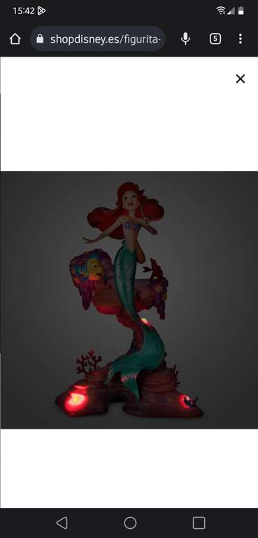 Lámpara Ariel (la sirenita)