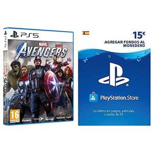 Marvel's Avengers PS5 + Tarjeta Prepago PSN 15€