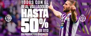 Hasta 50% de descuento tienda Real Valladolid