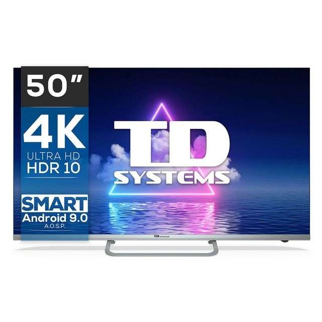 TV LED 127 cm (50") TD Systems K50DLX11US 4K HDR, Smart TV, HbbTV