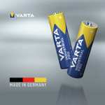 VARTA Pilas AA, paquete de 40, Industrial Pro, Baterías Alcalinas, 1,5V, paquete de almacenamiento de embalaje ecológico, Made in Germany