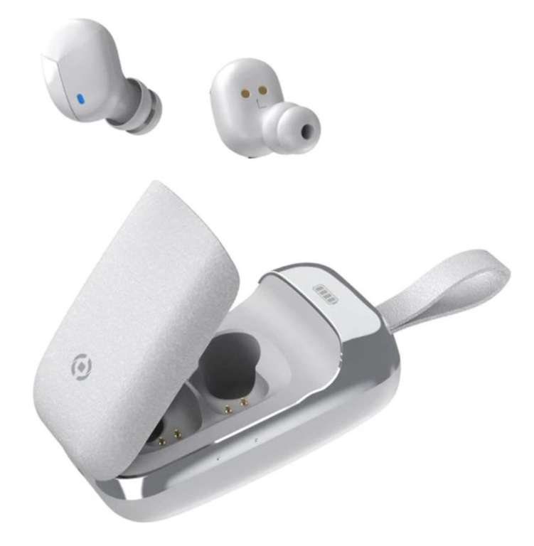 Celly Auriculares Bluetooth 5.0 TWS con Micrófono Flip1 con Sonido y Llamadas en Estéreo