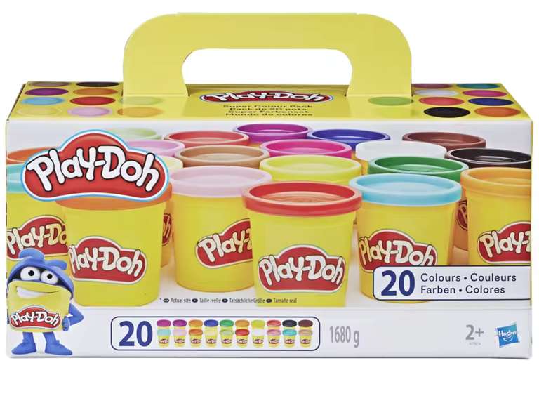 Pack de 20 botes Plastilina - Juguete creativo - Play-Doh - 24 MESES+