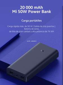 Banco de energía ultra delgado de 6000 mAh, batería externa de 3 salidas  compatible con iPhone, Samsung, Google, color blanco