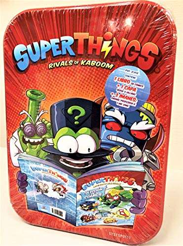 Chollo Libro del Coleccionista de Cómics Superthings en caja metálica por sólo 11,95€