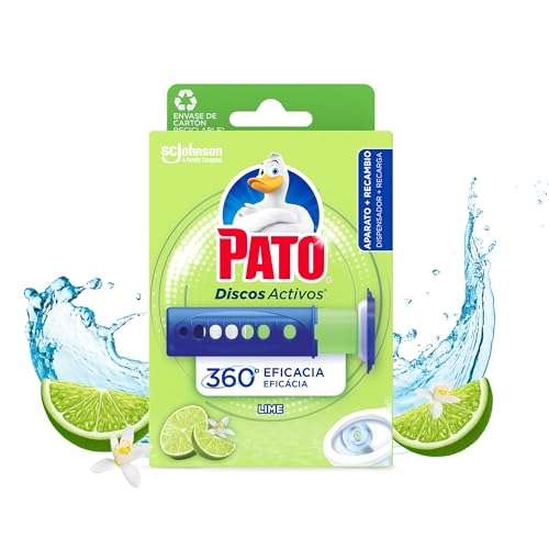 3 x Pato - Discos activos para WC, aparato y recambio, Lima, 6 discos (2,18€/unidad)