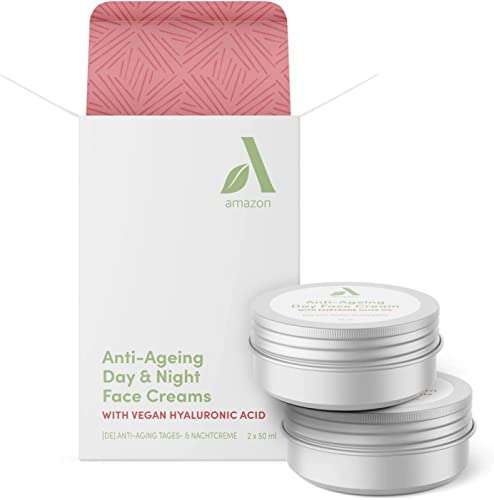 Amazon Aware Lote de Cremas faciales día y noche antiedad, lavanda, 50ml, Paquete de 2 (comrpa recurrente)