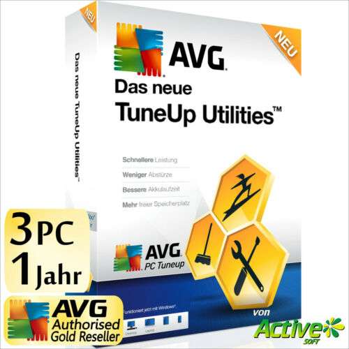 TuneUp Utilities 2023 3 PC 1J versión completa AVG PC TuneUp POTENCIA UE 2022 DE