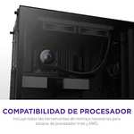 Kraken 240 de NZXT - Refrigerador líquido AIO para procesador de 240 mm - Pantalla LCD Cuadrada de 1,54” Personalizable para imágenes