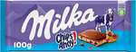 2x Milka Chips Ahoy! Tableta de Chocolate con Leche de los Alpes con Trozos de Galleta Cookie Chips Ahoy! Y Pepitas Chocolate 100g. 0'71€/ud