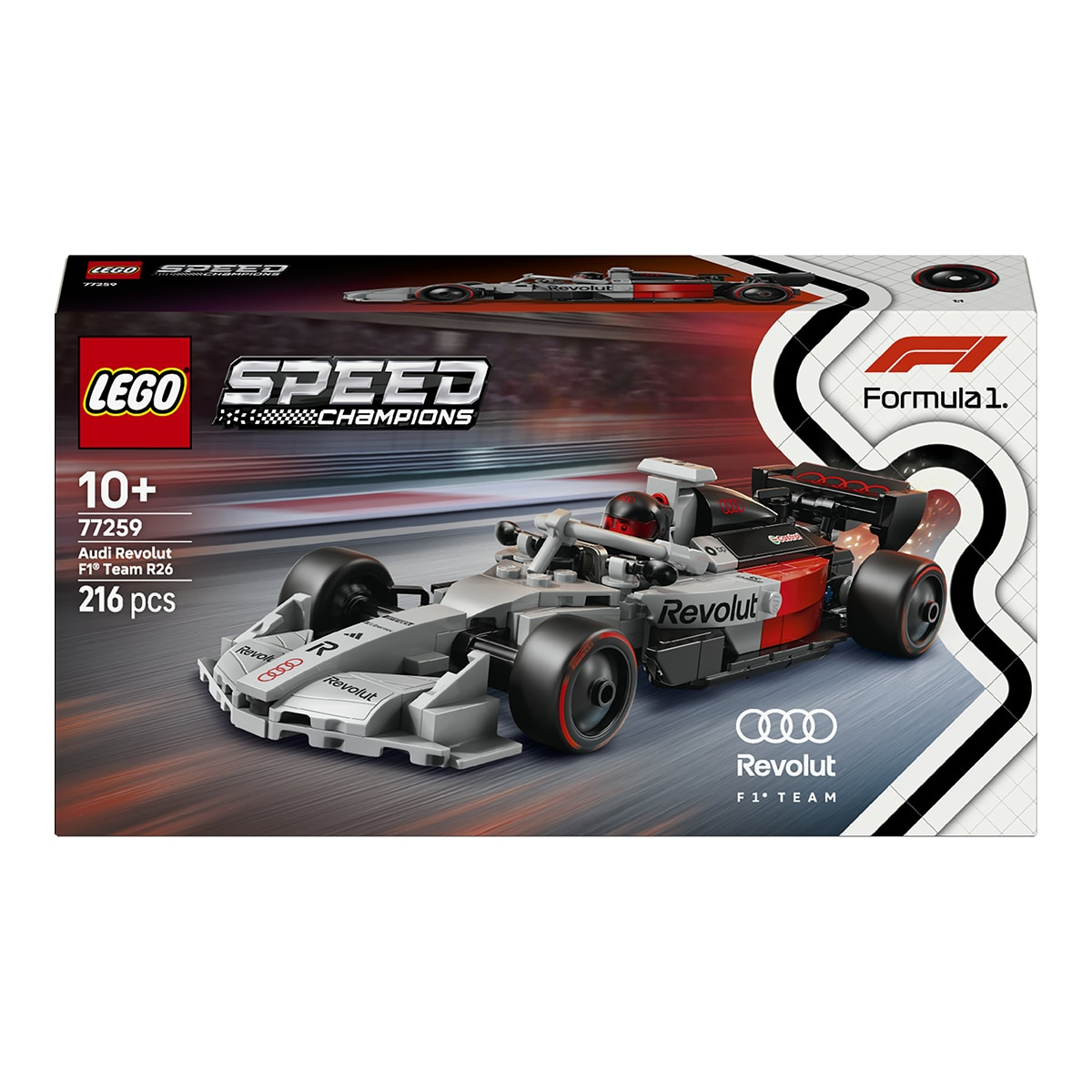 LEGO Juego de construcción Coche de Carreras Audi Revolut F1 Team R26 LEGO Speed Champions - 77259