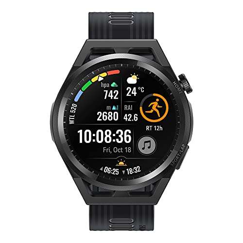 Smartwatch - Huawei WATCH GT Runner , GSS, 14 días autonomía, frecuencia cardíaca, coach IA, TruSport, Negro