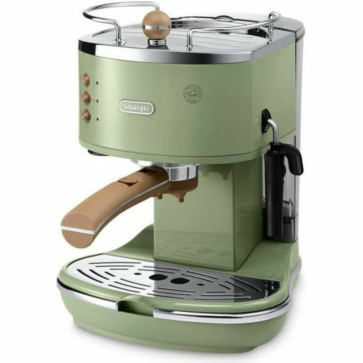 De'Longhi Icona Vintage - Cafetera Espresso con Espumador de Leche Manual