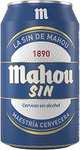 Mahou Sin Cerveza Sin Alcohol , Pack de 24 Latas 33cl, 0.0% Volumen Alcohol