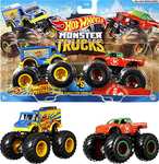 Hot Wheels Monster Truck coches de juguetes duetos de demolición 1:64, modelos surtidos