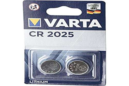 Varta - Pila alcalina CR2025 blíster 2 uds - Compra mínima: 2