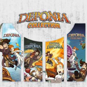 Deponia Collection - Pack de 4 Juegos [Xbox, Switch], Saga (Xcom, Just Cause, Darksiders), Stardew Valley, Child Of Light, Dragon's Dogma