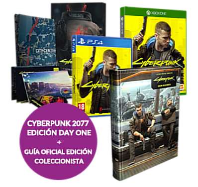 Cyberpunk 2077 Edición Day One + Guía Oficial
