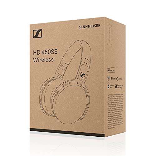 Sennheiser HD 450 Special Edition Black Auricular Wireless, con Cancelación de Ruido Activa, Circumaural