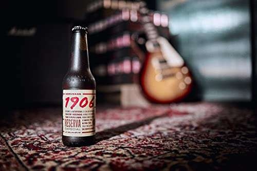 Cervezas 1906 Reserva Especial – Pack de 12 botellas de 50 cl.