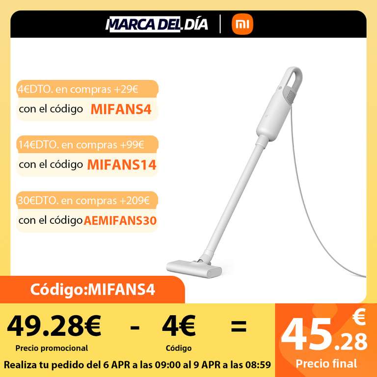 Aspiradora Xiaomi Mijia MJXCQ01DY » Chollometro