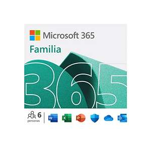Microsoft Office 365 suscripción 1 año (Hasta 6 usuarios)