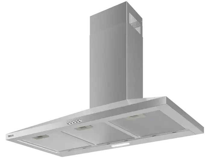 Campana Extractora Teka DBB 94140 (90 cm, 410 m³/h, 3 velocidades, filtros aluminio, luz LED, acero inoxidable, cocina moderna)