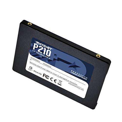 Patriot P210 SSD 512GB SATA III Disco Sólido Interno 2.5" - P210S512G25
