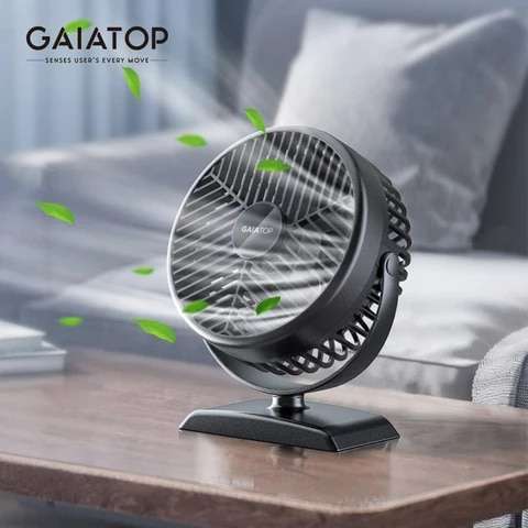 GAIATOP Calentador Eléctrico con Ventilador, Calefacción para Dormitorio, Ahorro de Energía - Día 5 10 am